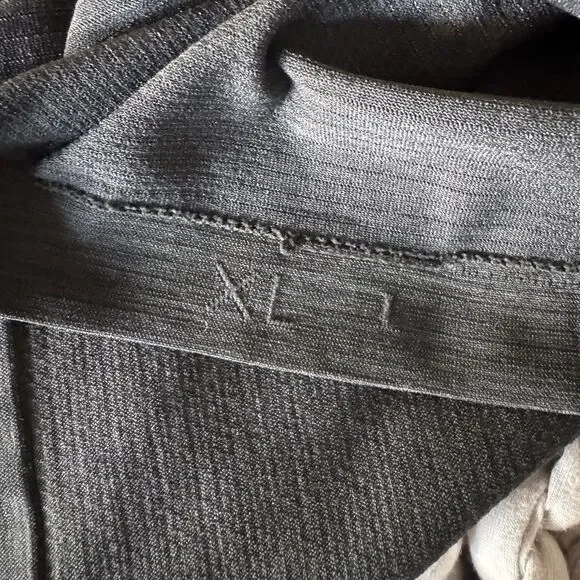 Lululemon Metal Vent Tech 1/4 Zip Hooded Pullover Mens Size XL Dark Grey Gym - Picture 4 of 7